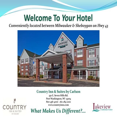 Country inn & Suites Port Washington WI for Business