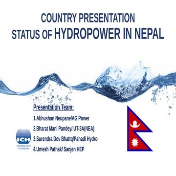 Status of Hydropower in Nepal- Presented in CIA Training Session at Luang Pra...