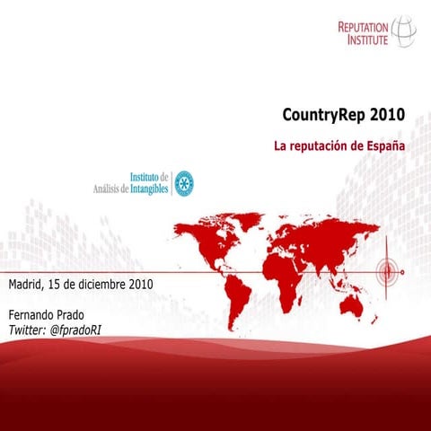 CountryRep España 2010 - Presentación ESADE F.Prado