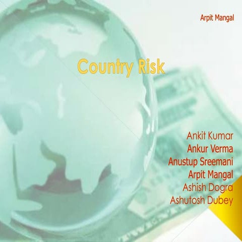 Country Risk Analysis Ppt Sec B Group 3