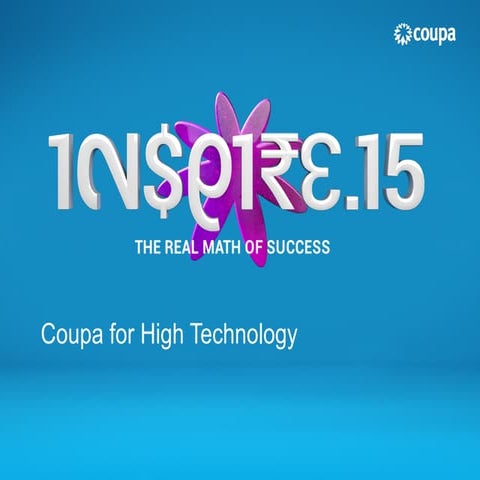 Coupa for High Technology
