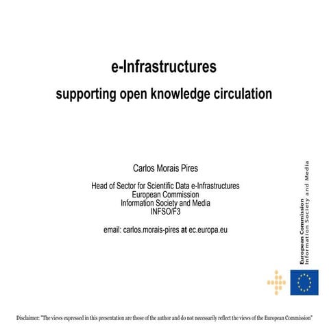 e-infrastructures supporting open knowledge circulation - OpenAIRE France