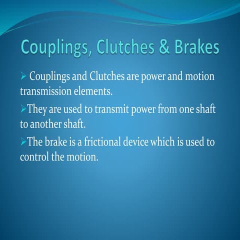 Coupling clutch brake