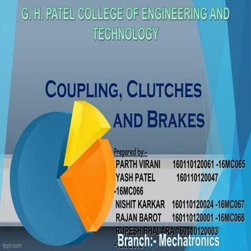 Coupling, clutches & brakes