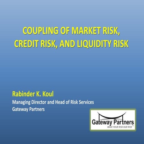 Coupling of Market Risk,Credit Risk, and Liquidity Risk
