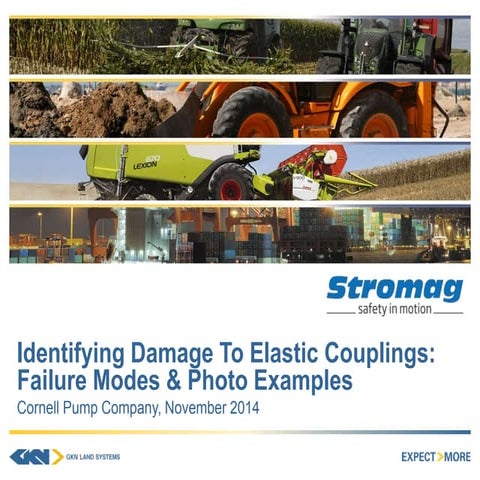 Couplings   identifying damage to elastic couplings