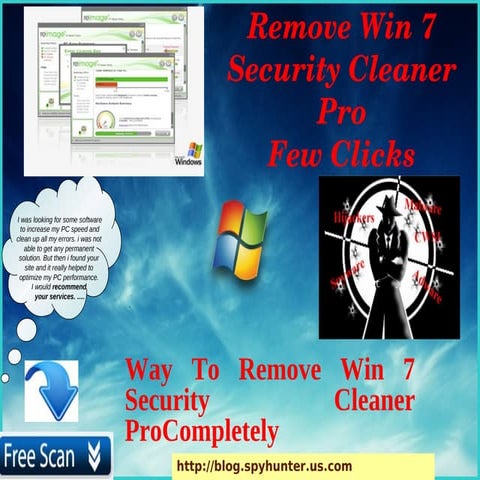 Uninstall Win 7 Security Cleaner Pro
