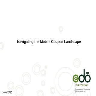Navigating the Mobile Coupon Landscape