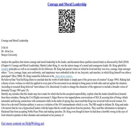 Examples Of Nonviolence Today