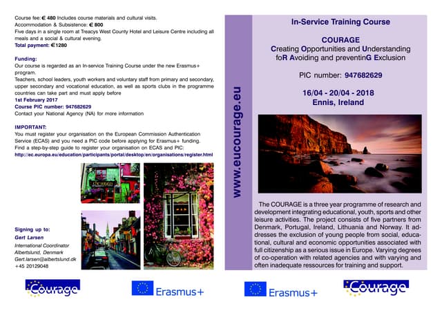 ERASMUS+ In service training course...