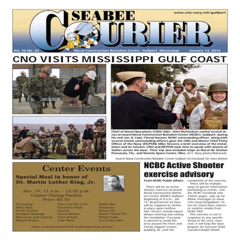 Seabee eCourier Jan. 14, 2016