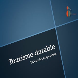 Cours tourisme durable - Enjeux et ...