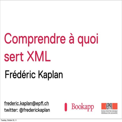 A quoi sert XML