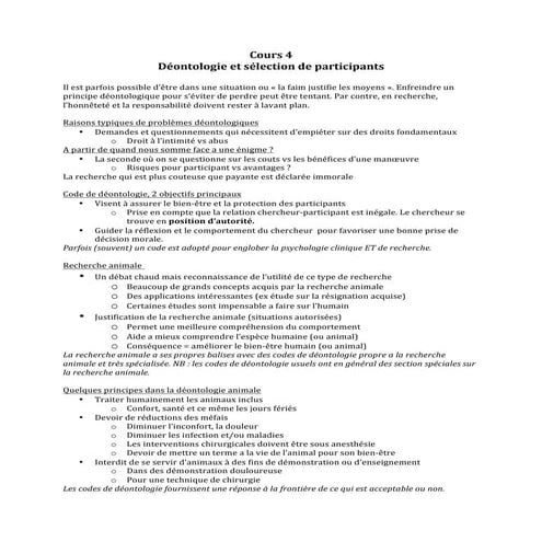 Psy4020 résumé chapitre 14 A-2013 