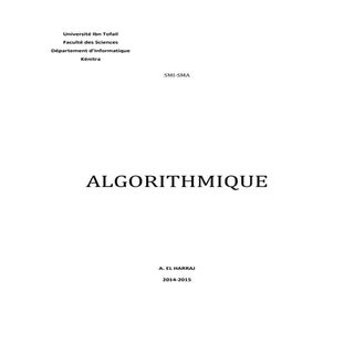 Algorithmique