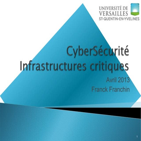 Cours CyberSécurité - Infrastructures Critiques