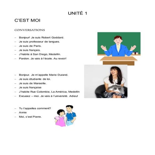 Cours de français 2014