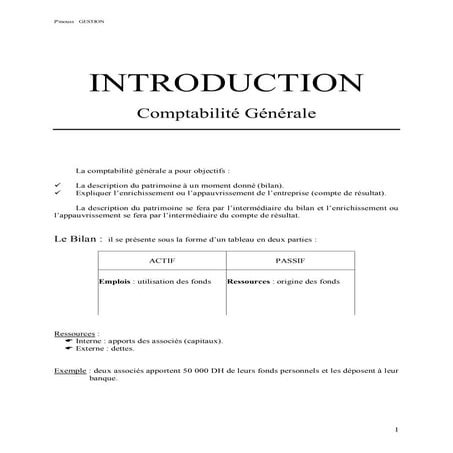 Cours de gestion commerciale