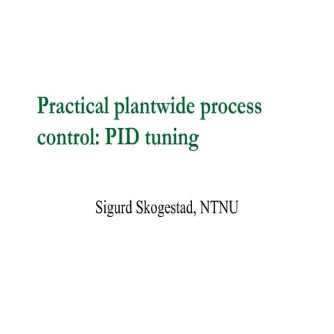 Design of PID CONTROLLER FOR ENGINEERING