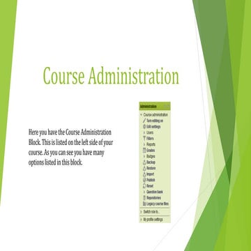 Administration block | PPTX