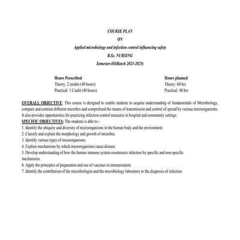 B.Sc Nursing 2d year semester COURSE AND UNIT PLAN MICROBIOLOGY.docx