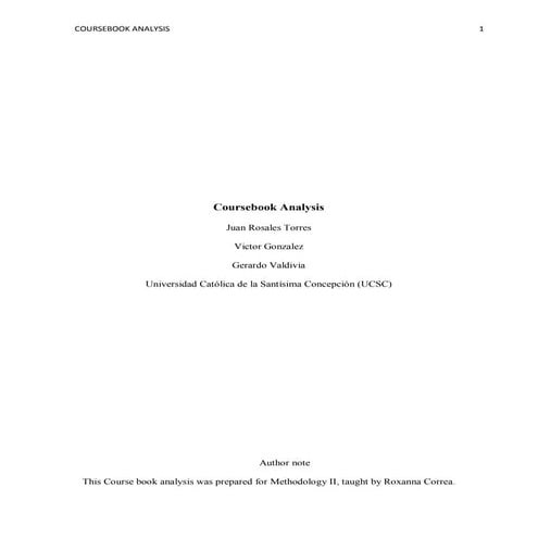 Coursebook analysis | PPT
