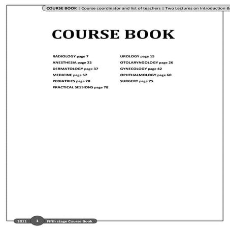 Course book | PDF