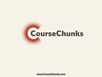 CourseChunks intro - 07-2018