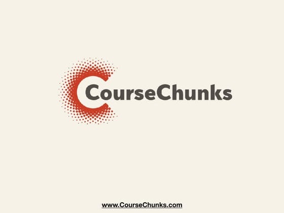 CourseChunks intro - 07-2018