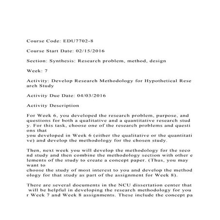 Course Code EDU7702-8Course Start Date 02152016Sec.docx