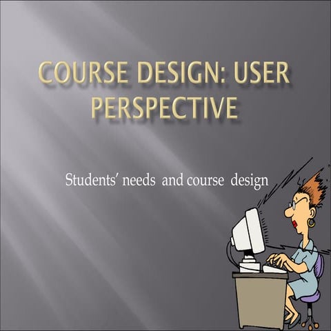 Course design sts perspectives