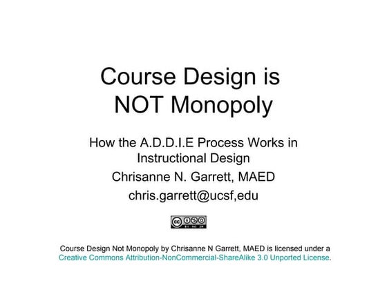 Instructional design 101 - webinar slides | PPTX