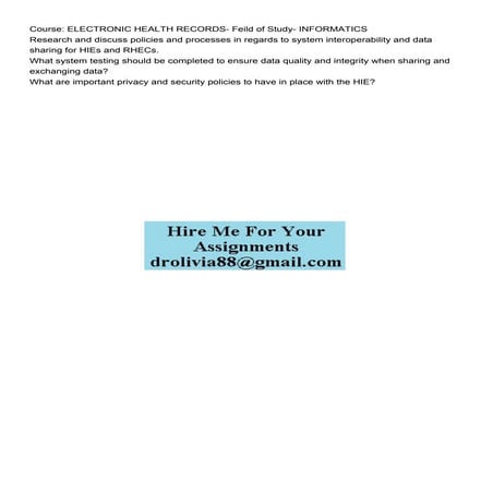 Course ELECTRONIC HEALTH RECORDS Feild of Study INFORMATI.pdf