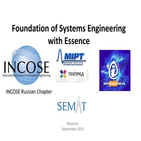 OMG Essence in systems engineering courses