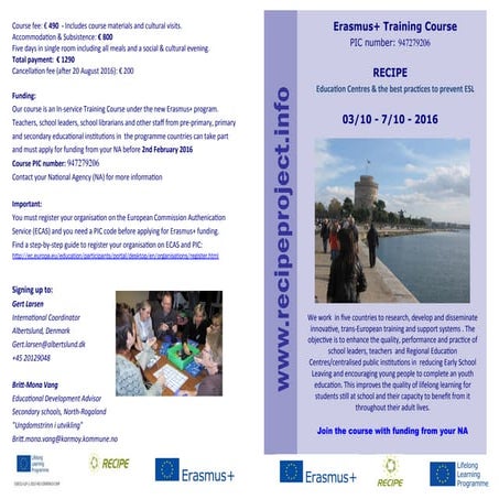 Course leaflet thessaloniki