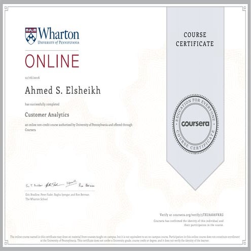 Customer Analytics | PDF