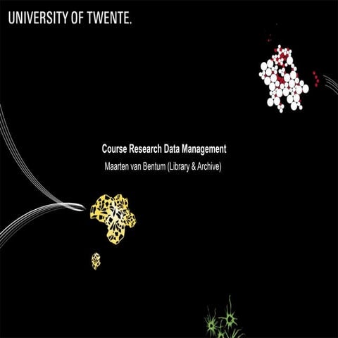 Course Research Data Management