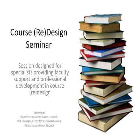 Course (re)design seminar