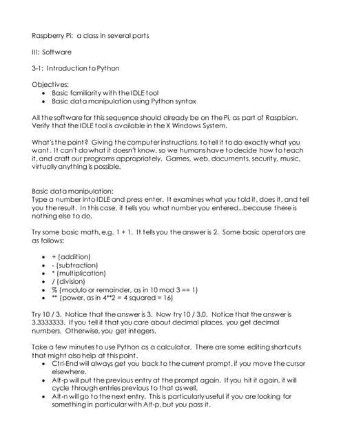 Course set three full notes