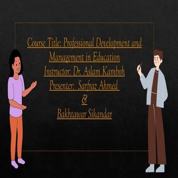 setting performance management in professional development