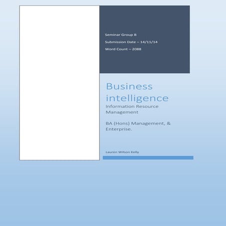 Business Intelligence