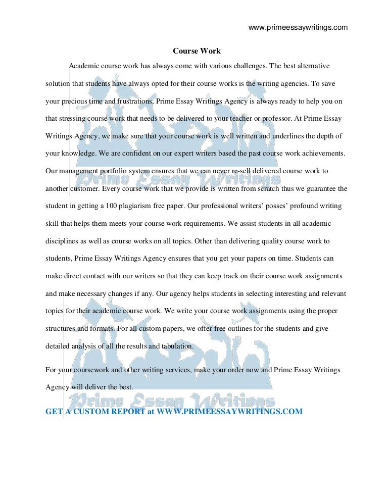 College essay course picture