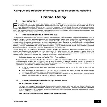 Cours frame relay