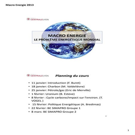 Cours introduction Macro énergie