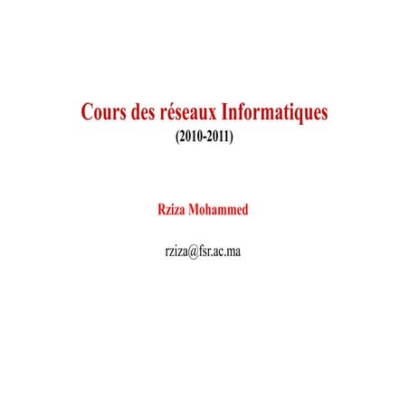Cours reseaux lan