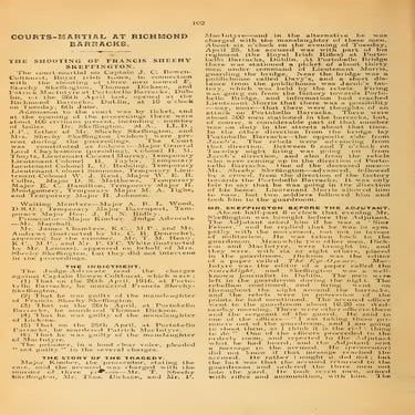 Sheehy-Skeffington Court-Martial transcript 1916