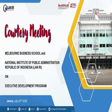 Courtesy Meeting NIPA and MBS Australia.