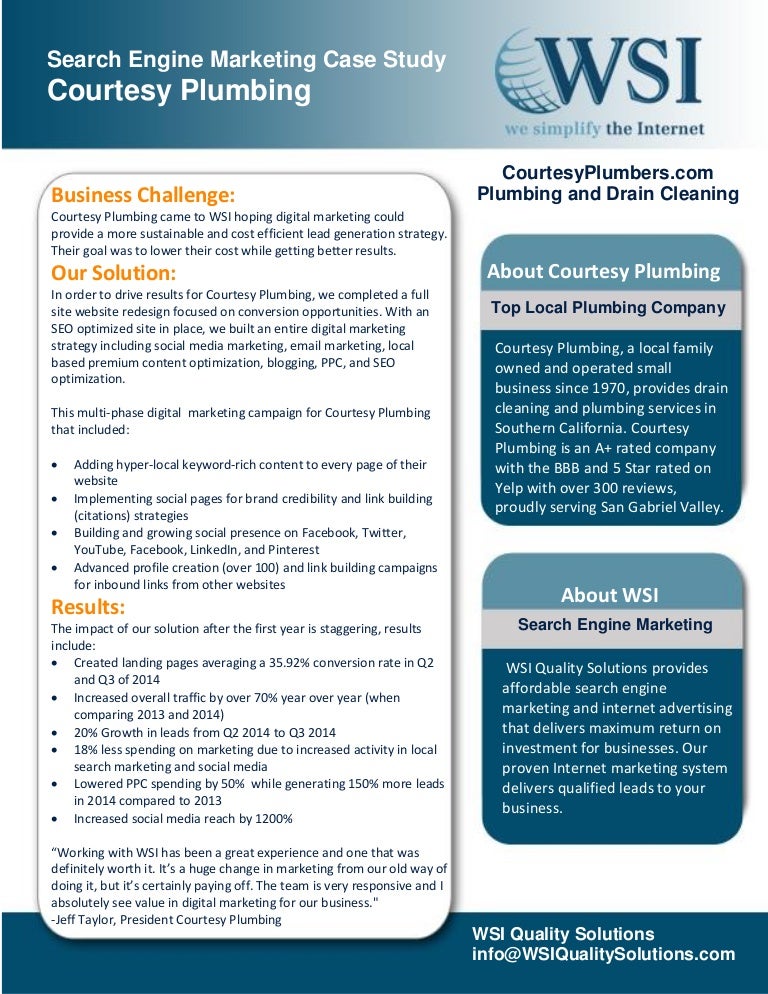 Abe plumbing inc case study picture