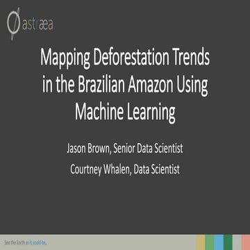 Machine Learning, FOSS, and open data to map deforestation trends in the Braz...