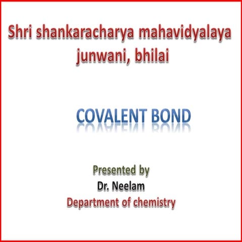 Covalent bond